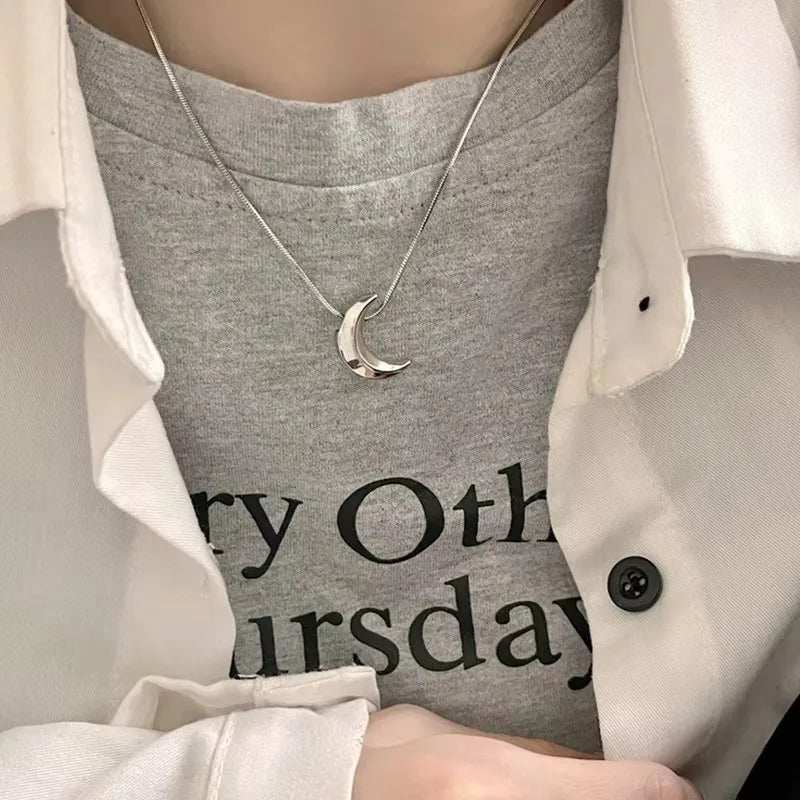 Minimalist Celestial Glow Star Choker necklace with hollow star pendant on sleek chain for women