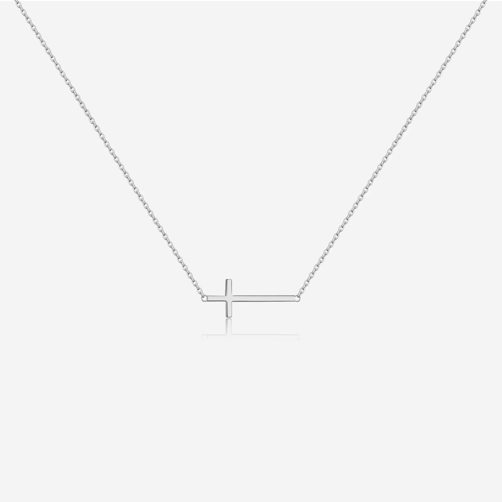 PureGrace 925 Silver Cross Necklace