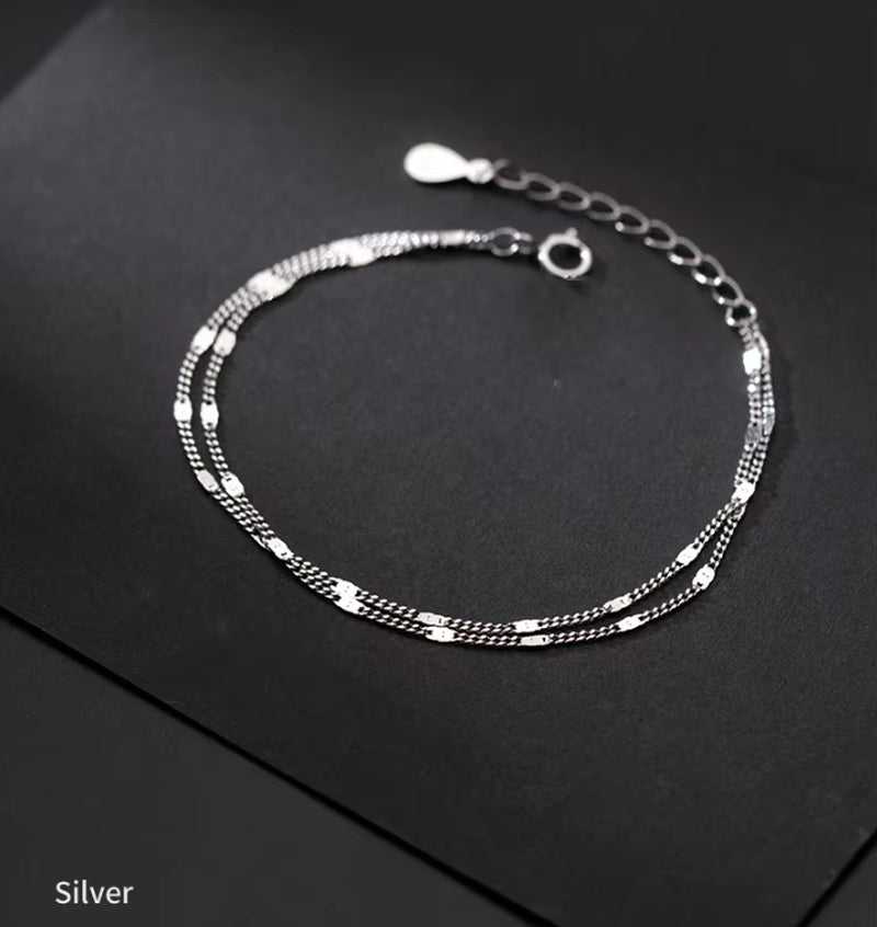 Glow Minimal Double-Layer Bracelet