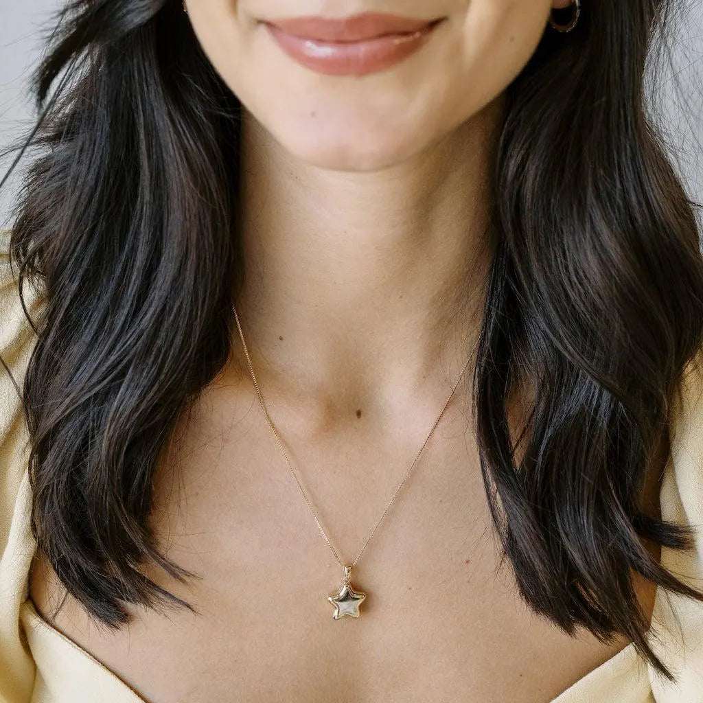Celestial Star Locket Necklace