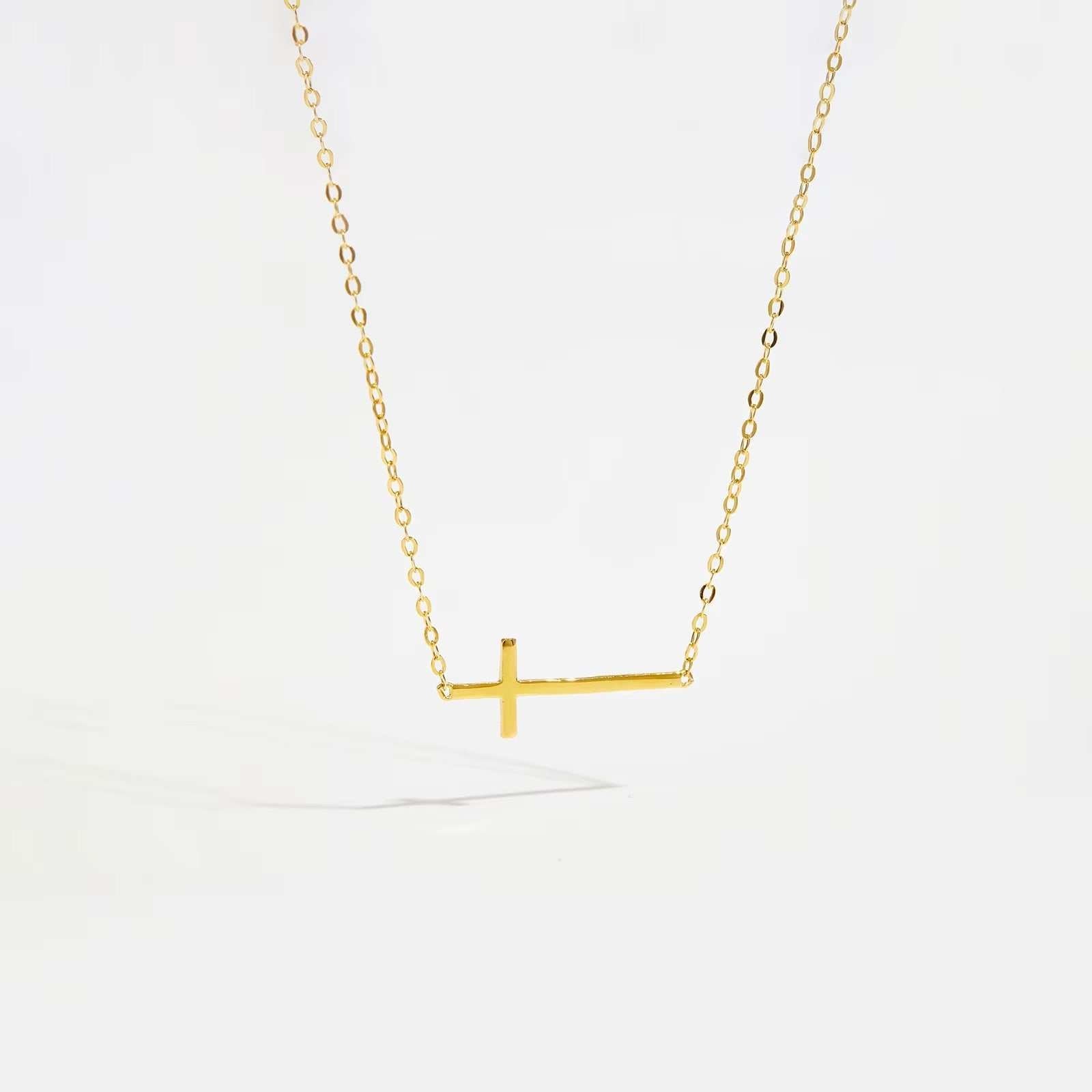 PureGrace 925 Silver Cross Necklace