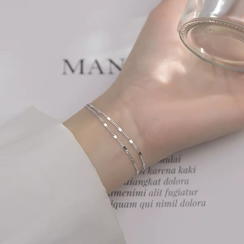 Glow Minimal Double-Layer Bracelet