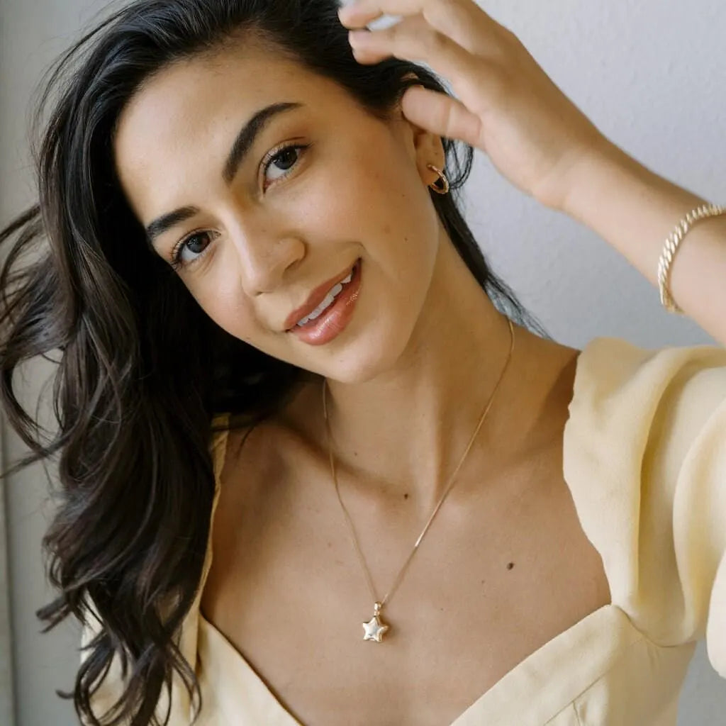 Celestial Star Locket Necklace