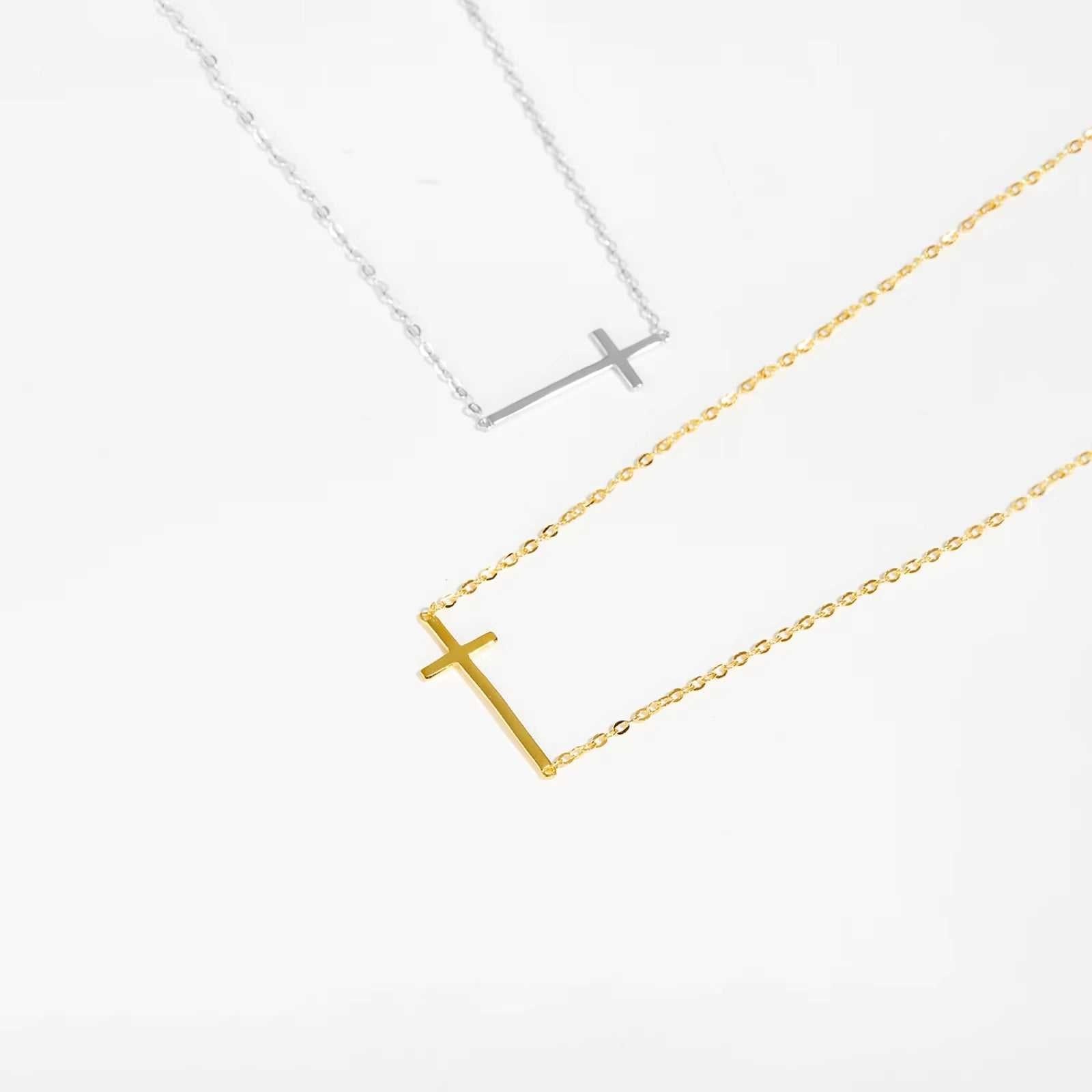 PureGrace 925 Silver Cross Necklace