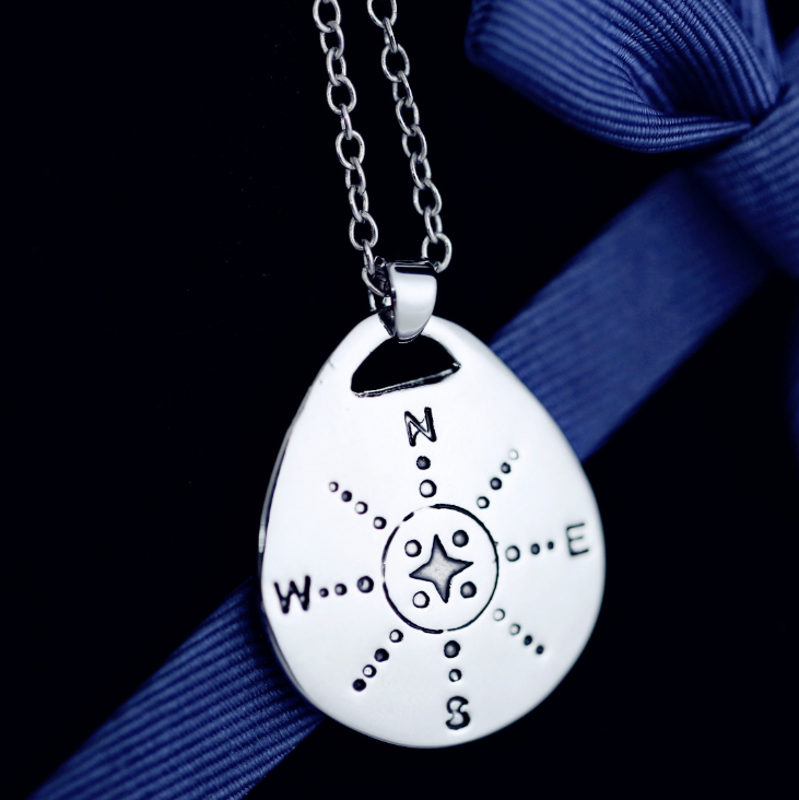 Compass Necklace material stainless steel chain length
