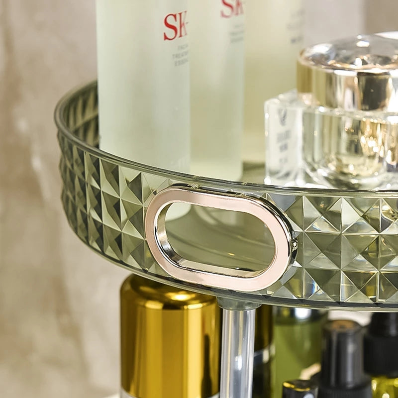 Cosmetic Rotating Storage Rack Shelf