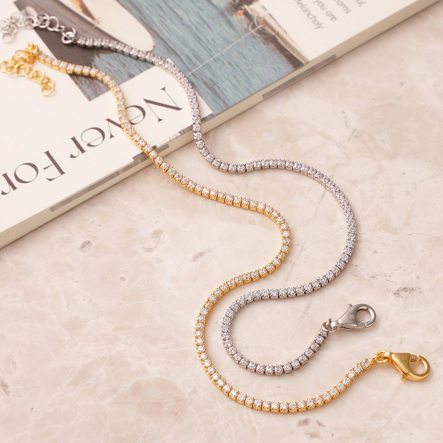 Radiant Grace Tennis Bracelet – A Sparkle of Elegance, Made to Remember