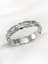 Engraved Flower Ring
