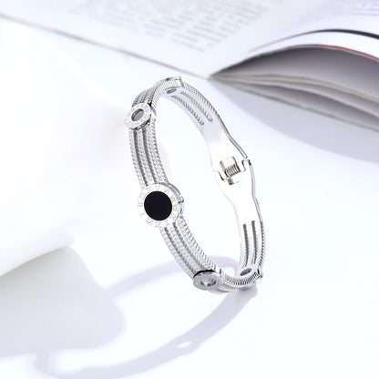 Timeless Edge Roman Gear Bangle