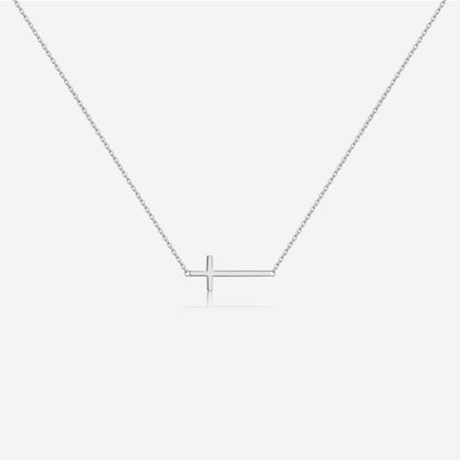 PureGrace 925 Silver Cross Necklace