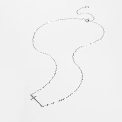 PureGrace 925 Silver Cross Necklace