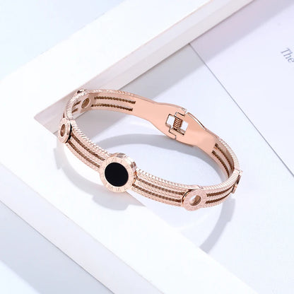 Timeless Edge Roman Gear Bangle