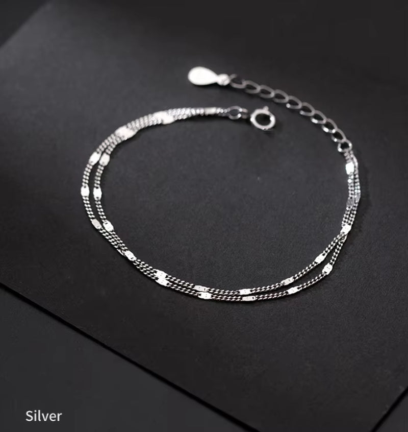 Glow Minimal Double-Layer Bracelet
