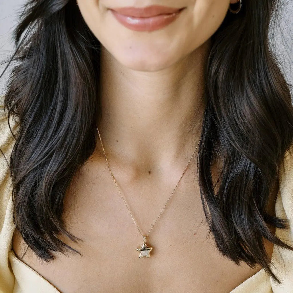 Celestial Star Locket Necklace