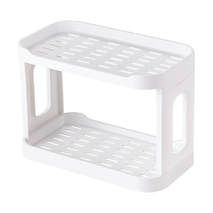 Desktop Makeup Organizer Cosmetic Storage Rack Dresser Double-Layer Cosmetic Storage Box