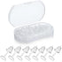 5Mm Clear Plastic Earrings, 100 Pieces, Clear Silicone Rubber Earring Backs, Sports, DIY