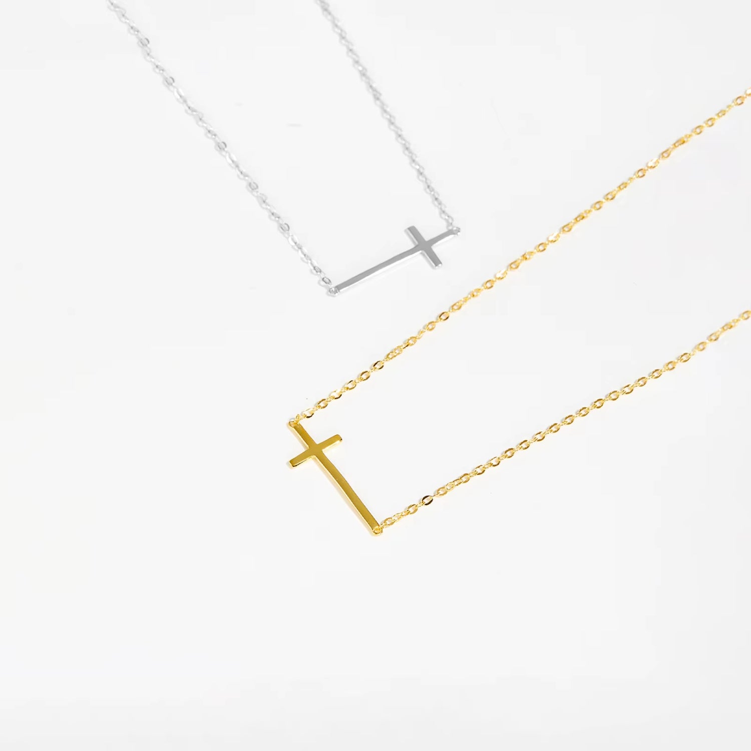 PureGrace 925 Silver Cross Necklace