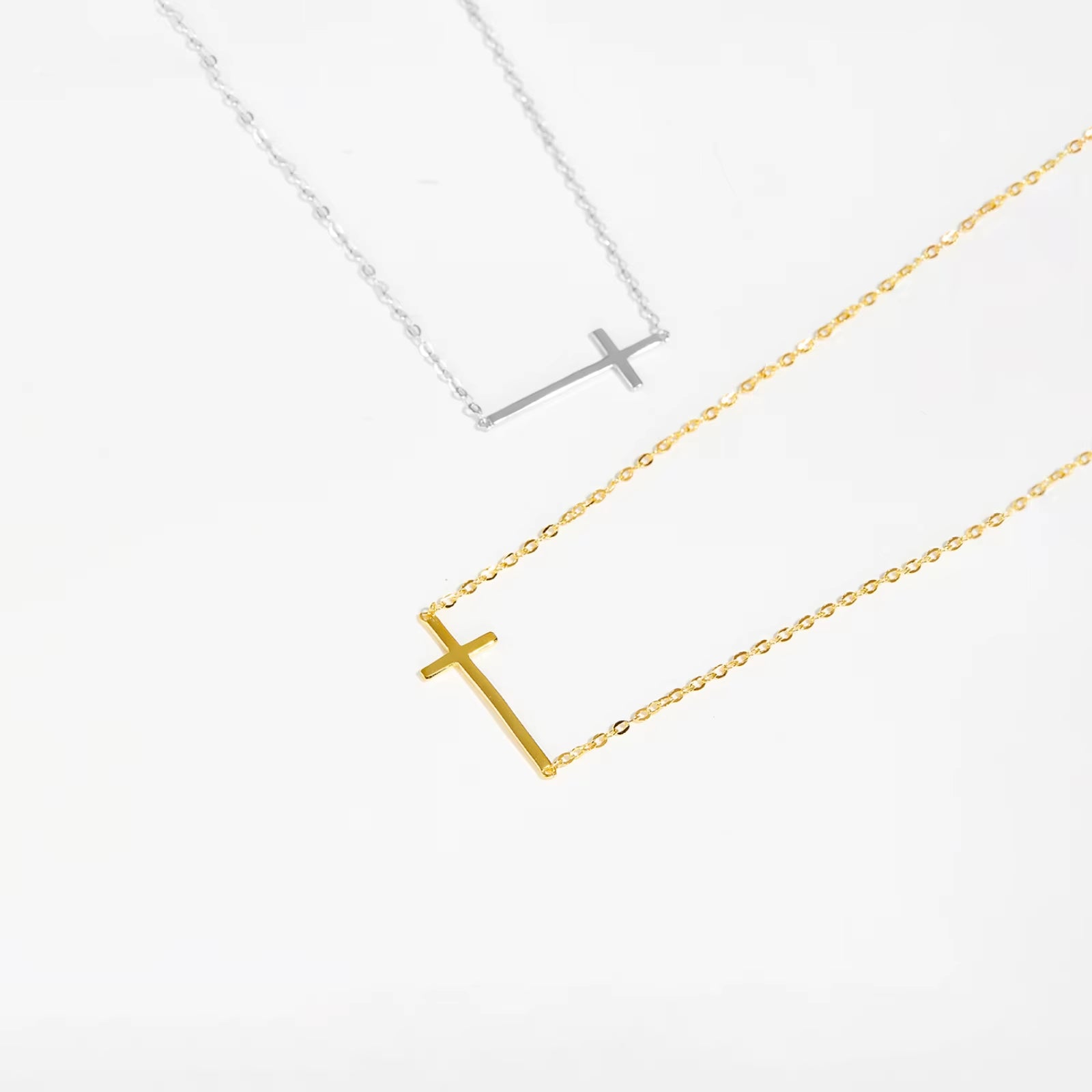 PureGrace 925 Silver Cross Necklace
