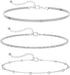 Three-piece silver women&